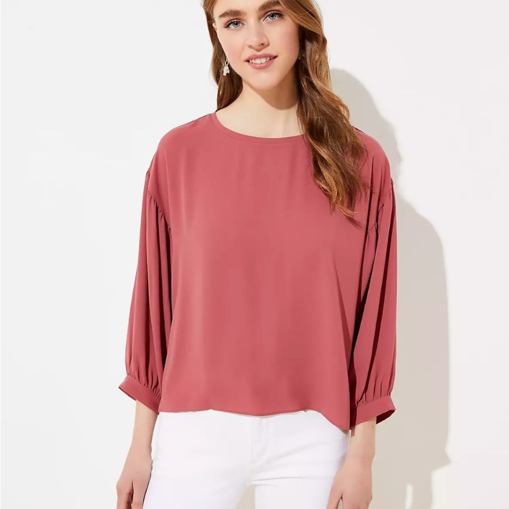 LOFT Rosy Bloom Women's Top